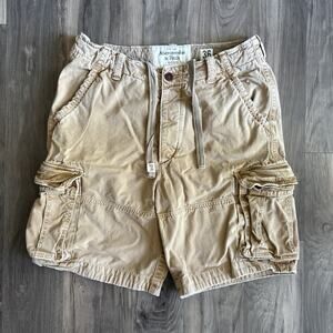 Vintage Y2K Abercrombie & Fitch Cargo Shorts Men's Size 36 Heavyweight Military